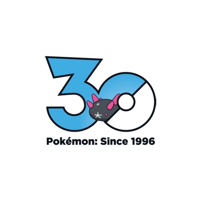 Pokémon 0771 拳海参 30th anniversary logo