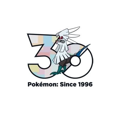 Pokémon 0773 银伴战兽 30th anniversary logo