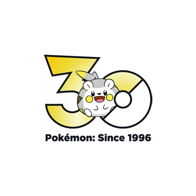 Pokémon 0777 图腾托戈德玛尔 30th anniversary logo