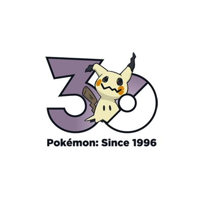 Pokémon 0778 谜拟Ｑ 30th anniversary logo