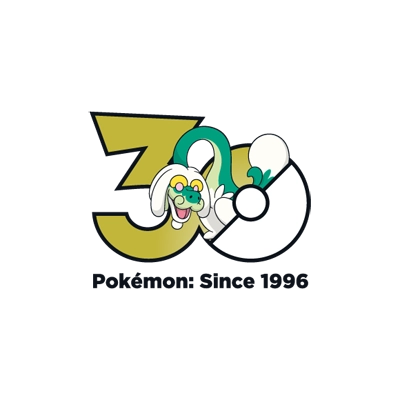 Pokémon 0780 老翁龙 30th anniversary logo