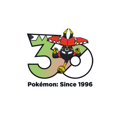 Pokémon 0787 卡璞・哞哞 30th anniversary logo