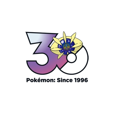 Pokémon 0790 科斯莫姆 30th anniversary logo