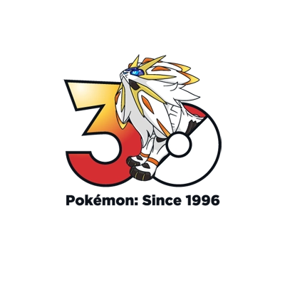 Pokémon 0791 索尔迦雷欧 30th anniversary logo