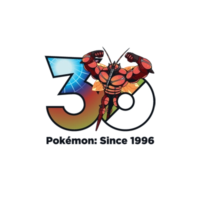 宝可梦 0794 爆肌蚊 30周年纪念Logo