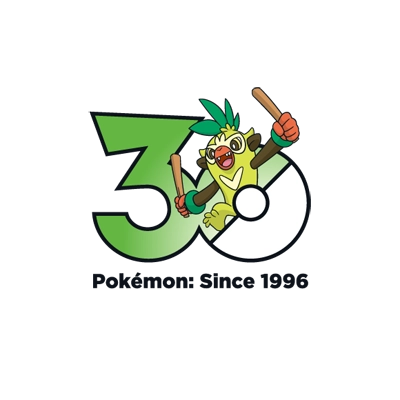 宝可梦 0811 啪咚猴 30周年纪念Logo