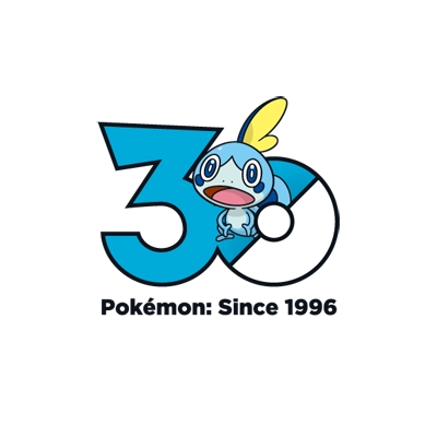 宝可梦 0816 泪眼蜥 30周年纪念Logo