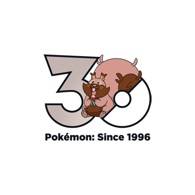 宝可梦 0820 藏饱栗鼠 30周年纪念Logo