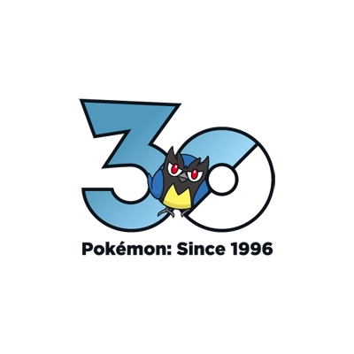 宝可梦 0821 稚山雀 30周年纪念Logo