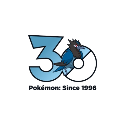宝可梦 0822 蓝鸦 30周年纪念Logo