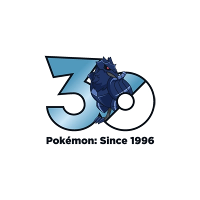 宝可梦 0823 钢铠鸦 30周年纪念Logo