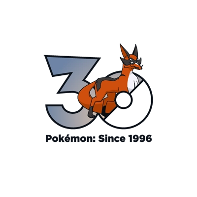 宝可梦 0828 猾大狐 30周年纪念Logo