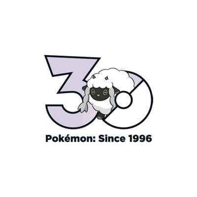 宝可梦 0831 毛辫羊 30周年纪念Logo