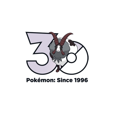 宝可梦 0832 毛毛角羊 30周年纪念Logo