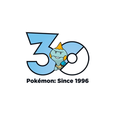 宝可梦 0833 咬咬龟 30周年纪念Logo