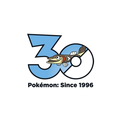Pokémon 0846 刺梭鱼 30th anniversary logo