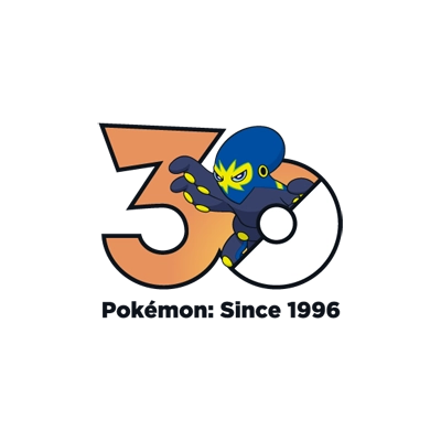 Pokémon 0853 八爪武师 30th anniversary logo