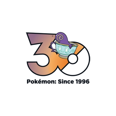Pokémon 0854 来悲茶 30th anniversary logo