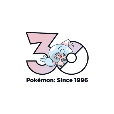 Pokémon 0857 提布莉姆 30th anniversary logo
