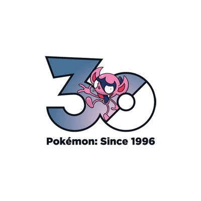 Pokémon 0859 捣蛋小妖 30th anniversary logo