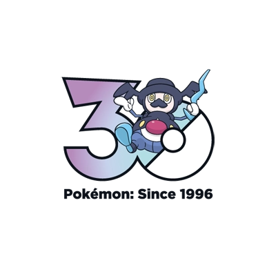 Pokémon 0866 踏冰人偶 30th anniversary logo