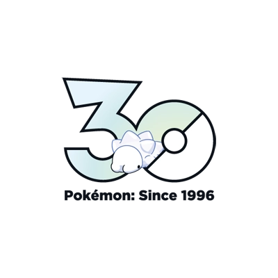 Pokémon 0872 雪吞虫 30th anniversary logo