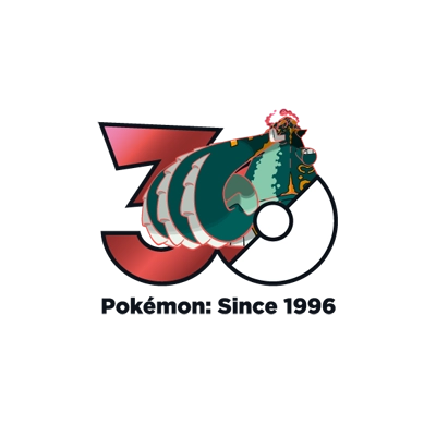 宝可梦 0879 大王铜象 30周年纪念Logo