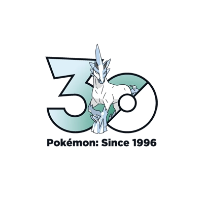 宝可梦 0896 雪暴马 30周年纪念Logo