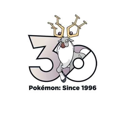 宝可梦 0899 诡角鹿 30周年纪念Logo