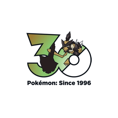 宝可梦 0900 劈斧螳螂 30周年纪念Logo