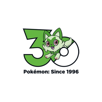 宝可梦 0906 新叶喵 30周年纪念Logo