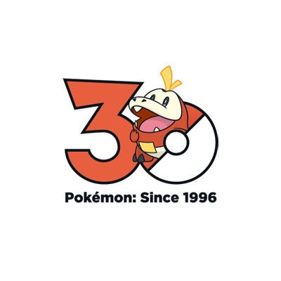 宝可梦 0909 呆火鳄 30周年纪念Logo