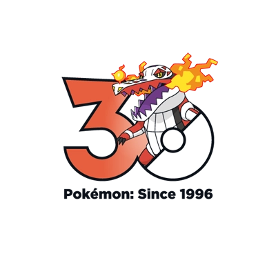 宝可梦 0911 骨纹巨声鳄 30周年纪念Logo