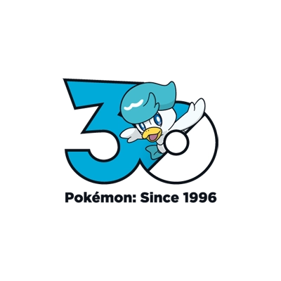 宝可梦 0912 润水鸭 30周年纪念Logo