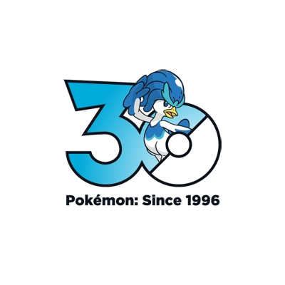 宝可梦 0913 涌跃鸭 30周年纪念Logo