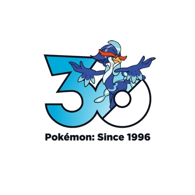 宝可梦 0914 狂欢浪舞鸭 30周年纪念Logo