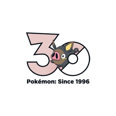 宝可梦 0915 爱吃豚 30周年纪念Logo