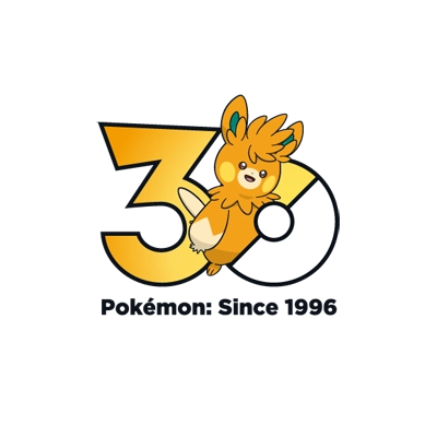 宝可梦 0923 巴布土拨 30周年纪念Logo