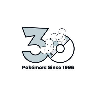 宝可梦 0924 一对鼠 30周年纪念Logo