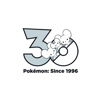 宝可梦 0925 一家鼠 30周年纪念Logo