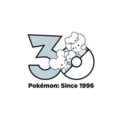 宝可梦 0925 一家鼠 30周年纪念Logo
