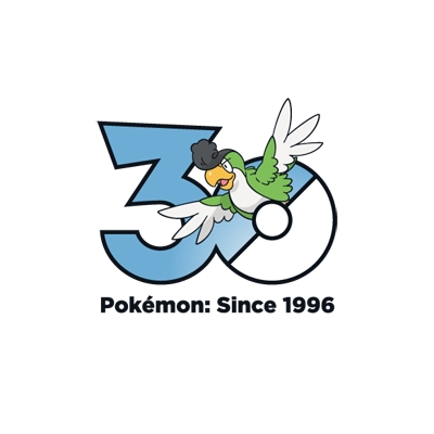 宝可梦 0931 怒鹦哥 30周年纪念Logo