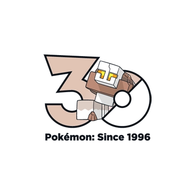 宝可梦 0933 盐石垒 30周年纪念Logo
