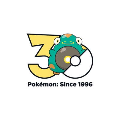 宝可梦 0939 电肚蛙 30周年纪念Logo