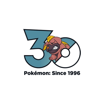 宝可梦 0942 偶叫獒 30周年纪念Logo
