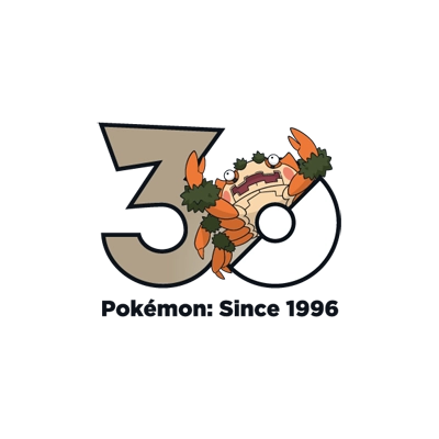 宝可梦 0950 毛崖蟹 30周年纪念Logo