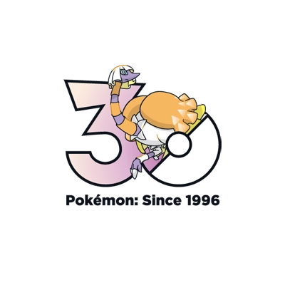 宝可梦 0956 超能艳鸵 30周年纪念Logo