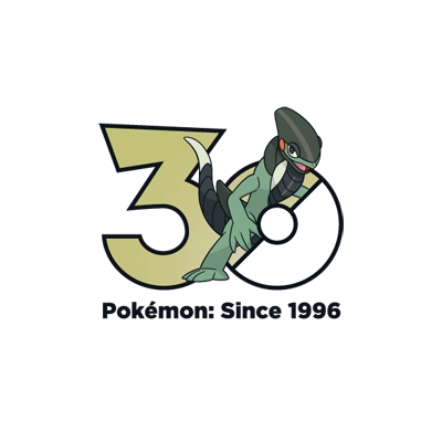 宝可梦 0967 摩托蜥 30周年纪念Logo