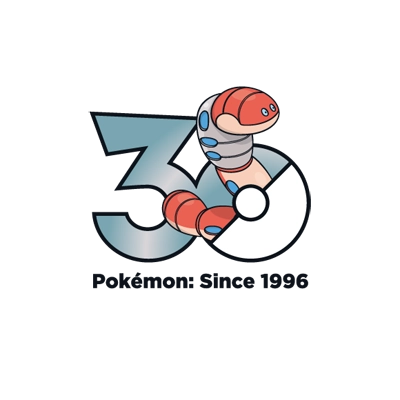宝可梦 0968 拖拖蚓 30周年纪念Logo