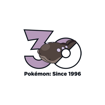 寶可夢 0980 土王 30週年紀念Logo